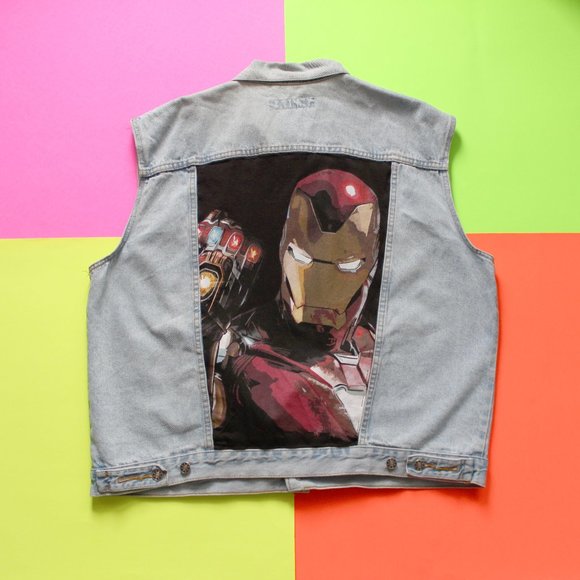 Vintage Other - Vintage One Of A Kind Avengers Iron Man Vest